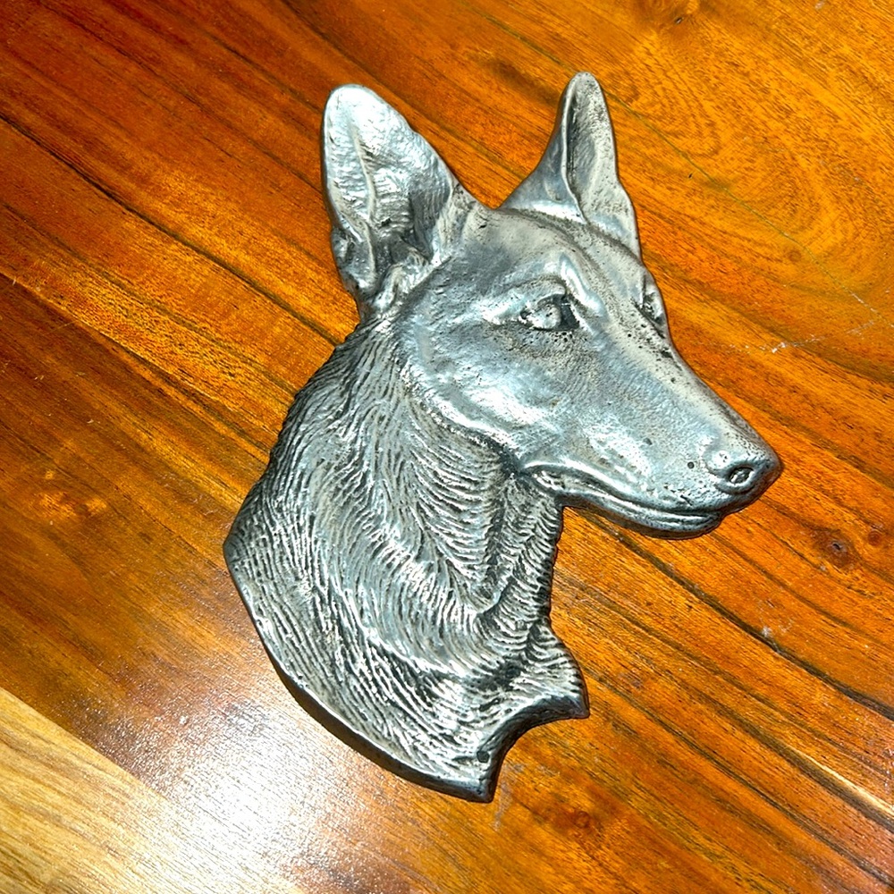 Pewter German Shepherd Plague